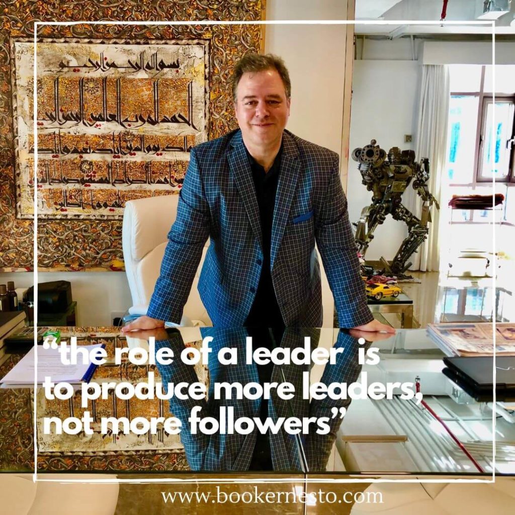 Ernesto Verdugo Quote The role of a Leader is to produce more leaders not more followers