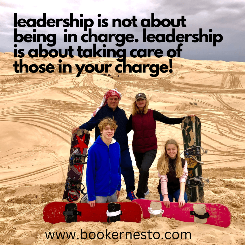 Ernesto Verdugo Quote Leadership is not about being in charge. leadership is about taking care of those in your charge!