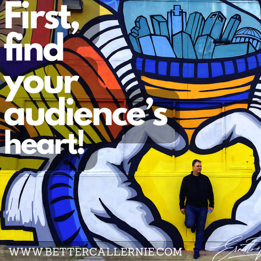 Ernesto Verdugo "First find your audience's heart!"