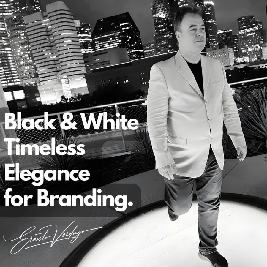 Ernesto Verdugo Black and White Timeless Elegance for Branding