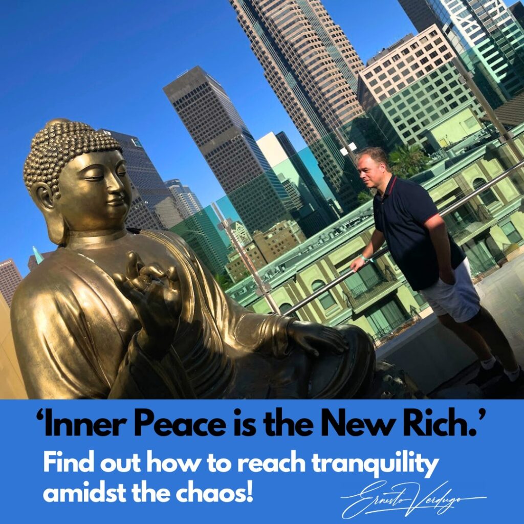 Ernesto Verdugo Quotes "Inner Peace is the New Rich"