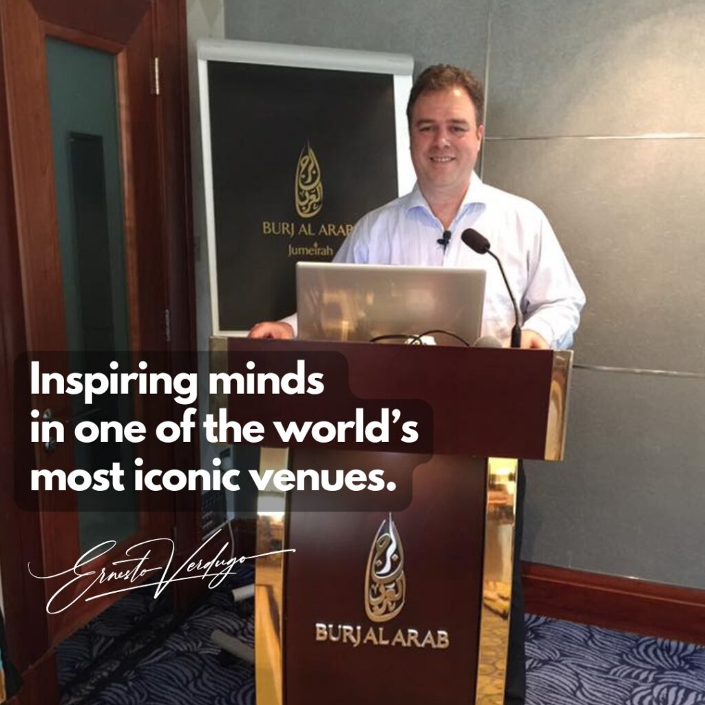 Ernesto Verdugo Quote "Inspiring minds in one of the world's most iconic venues"