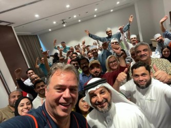 Ernesto Verdugo Training in Muscat 3