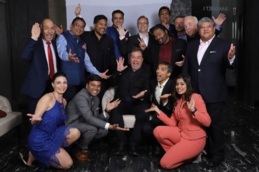 Ernesto-Verdugo with his Family Training For Caparol in Dubai