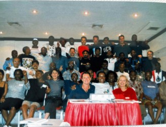 Ernesto Verdugo Training in Mombasa