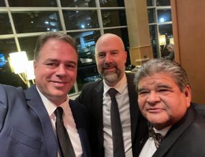 Ernesto Verdugo, Pete Garcia and Juan Carlos Hernandez Wocker Consul general of Mexico in Houston