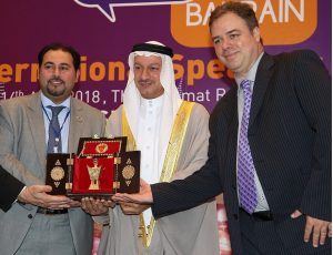Ernesto Verdugo and Sheikh in Bahrain