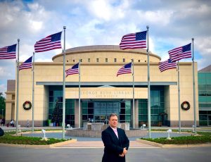 Ernesto Verdugo after Speaking in the George Bush Library