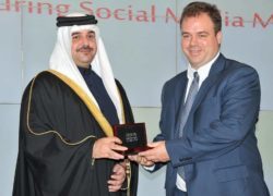 Ernesto Verdugo with Social Media Masters Bahrain (2014) Awards
